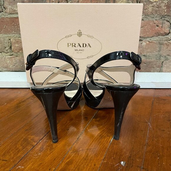 Prada Sling Back Sandals - Size 40 - Picture 5 of 6